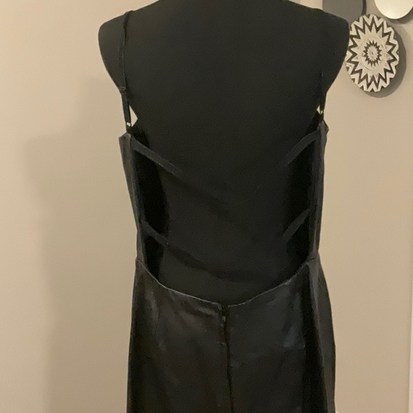 NWT  Shape FX By Newport News Leather Maxi Dress - Size 16 - Picture 4 of 11